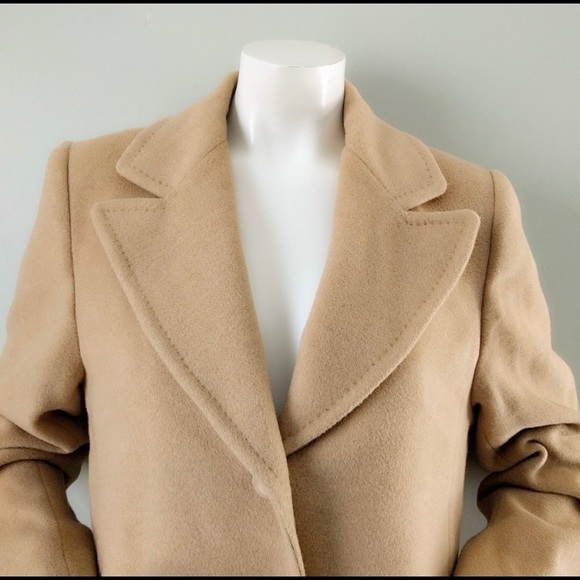 Vintage Larry Levine Italian 100% Camel Hair Coat - Picture 2 of 9